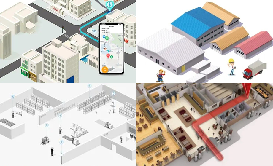 uwb ultra wideband ranging module wireless positioning to help enterprise construction