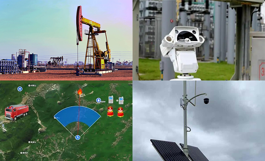 10 km wireless module large oil field/forest fire digital transmission acquisition scheme